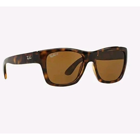 Ray-Ban Sunglasses RB4194 Polished Light Havana Brown Tortoise Square Unisex - Picture 1 of 15
